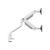 Neomounts DS70S-950WH2 NEXT One - Mounting kit (grommet mount, mo
