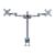 Neomounts FPMA-D935D - Mounting kit - full-motion - for 2 LCD dis