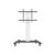 NewStar PLASMA-M2250 - Cart - for flat panel | PLASMA-M2250SILVER