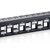 Equip 24-Port Keystone Cat.6A Shielded Patch Panel, Black 769324
