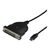 StarTech.com USB C to Parallel Printer Cable DB25 ICUSBCPLLD25