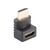 Lindy - HDMI adapter - HDMI male to HDMI female - shielde | 41086