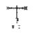 NewStar NeoMounts NM-D135D - Mounting kit - for 2 | NM-D135DBLACK