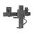 Ergotron TRACE - Mounting kit (handle, base, lift co | 45-631-224
