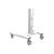 Neomounts - Cart - for flat panel - white - screen | FL50S-825WH1