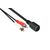 Good Connections AD-5B2CS - 2 x RCA - Male - 5-pin Din - Female -