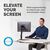 Fellowes Professional Series Single Freestanding Monito | 8049601