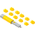 Smart Keeper Basic"RJ45 Port" Blocker 10 Stk.+Key gelb | NL03PKYL