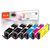 Peach Spar Pack Plus - 6-pack - black, yellow, cyan,  | PI100-337