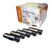 Peach Multi Pack Plus - 5-pack - black, yellow, cyan, mag | PT556