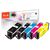 Peach Multi Pack - 5-pack - S - black, yellow, cyan,  | PI100-327