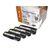 Peach Combi-Pack - 4-pack - Extra High Capacity - black,  | PT456