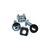 Good Connections - Rack screws, nuts and washers (M6)  | GC-N0049