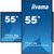 iiyama ProLite LH5565UHSB-B1 - 55" Diagonal Class (54.6" viewable