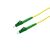 Equip LC APC to LC APC Fiber Cable, , LSZH, Simplex 9 125μm,10m