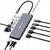 Verbatim - Hub - 2 x HDMI + 1 x VGA + 7 x USB + 1 x 1 Gig | 32154