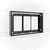 HAGOR - Mounting component (cover set) - for flat panel -  | 5869