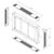 HAGOR - Mounting component (cover set) - for flat panel -  | 5869
