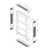 HAGOR - Mounting component (cover set) - for flat panel -  | 5869