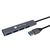 Techly USB-A 3.2 Hub with 4 USB-A Ports 5Gbps Slim Metal