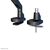 Neomounts FPMA-D750BLACK2 - Mounting kit (desk mount) - full-moti