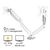 Fellowes Platinum Series - Mounting kit - adjustable du | 8056301