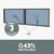 Fellowes Platinum Series - Mounting kit - adjustable du | 8056301