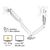Fellowes Platinum Series - Mounting kit - adjustable du | 8056301