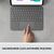 Logitech Combo Touch - Keyboard and folio case - wit | 920-010143