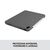 Logitech Combo Touch - Keyboard and folio case - wit | 920-010301