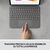 Logitech Combo Touch - Keyboard and folio case - wit | 920-010301