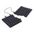 R-Go Split Ergonomic Keyboard, QWERTZ(DE), black,  | RGOSP-DEWIBL