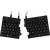 R-Go Split Ergonomic Keyboard, QWERTZ(DE), black,  | RGOSP-DEWIBL