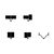 HAGOR HA - Mounting kit - articulating dual arms - for 2 L | 8716