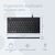 R-Go Compact Break - Keyboard - with integrated bre | RGOCODEWDWH