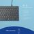 R-Go Compact Break - Keyboard - with integrated bre | RGOCODEWDWH