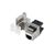 Lanberg KSF6-1000 - Flat - Black - Metallic - RJ-45 - LSA - Male