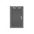 Lanberg WF10-2309-10B - Wall mounted rack - 9U - 20 kg - Key lock