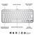 Logitech MX Keys Mini - Keyboard - backlit - Bluetoo | 920-010483