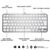 Logitech MX Keys Mini - Keyboard - backlit - Bluetoo | 920-010483