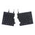 R-Go Split Ergonomic Keyboard, AZERTY(FR), black,  | RGOSP-FRWIBL