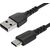 StarTech.com 1m USB A to USB C Charging Cable, Durab | RUSB2AC1MB