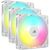 Corsair RS120 ARGB 120mm PWM Fans - Triple Pack - White  CO9050185WW