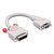 Lindy - VGA adapter - DVI-A (M) to HD-15 (VGA) (F) - 20 c | 41222