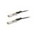 ALLNET SFP+/SFP+ - 10Gbit - 0.5m - Black - Silver | ALL4759V2-0,5