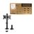 LogiLink - Mounting kit - full-motion - for 2 LCD displa | BP0109