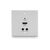 Lindy 70m Cat.6 HDMI 4K60 IR & RS-232 HDBaseT UK Wall Pla | 38347