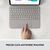 Logitech Combo Touch - Keyboard and folio case - wit | 920-010168