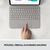Logitech Combo Touch - Keyboard and folio case - wit | 920-010168