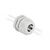DeLOCK - Cable gland - grey (pack of 2) | 60382